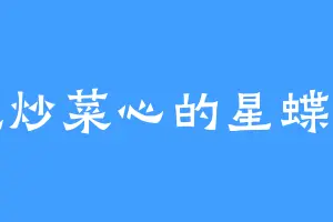 爱吃炒菜心的星蝶公主