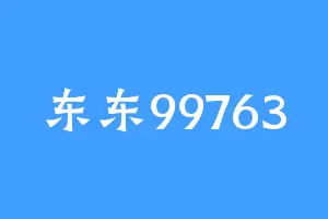 东东99763