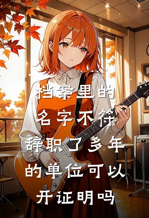 档案里的名字不符,辞职了多年的单位可以开证明吗