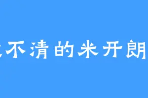 有数不清的米开朗基罗