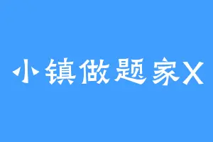 小镇做题家X