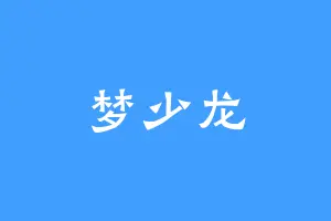 梦少龙