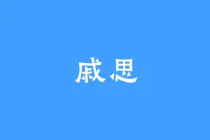 戚思