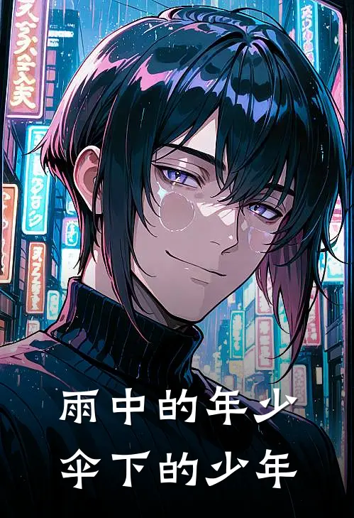 雨中的年少伞下的少年